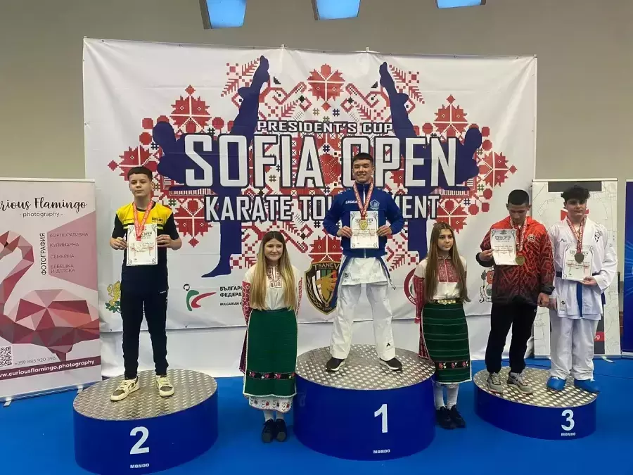 Карате клуб "Шото-Витяз" доказа успех на “Sofia Open The President’s Cup”