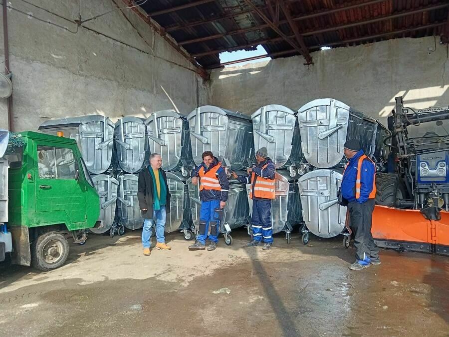 Нови съдове за смет в Силистра