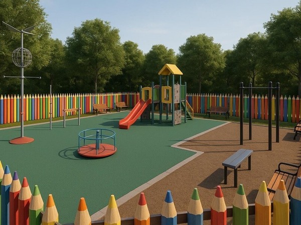 Осем нови детски площадки