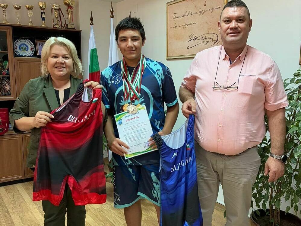 Републикански шампион на среща с кмета на Дулово