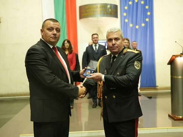 Полицейски шеф с най-високото отличие в системата на МВР