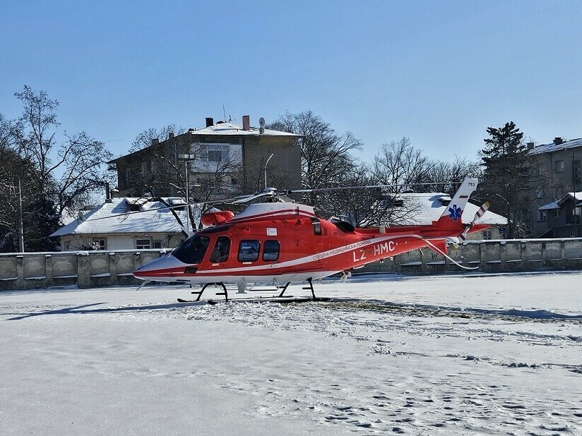Въздушна линейка транспортира пациент до София