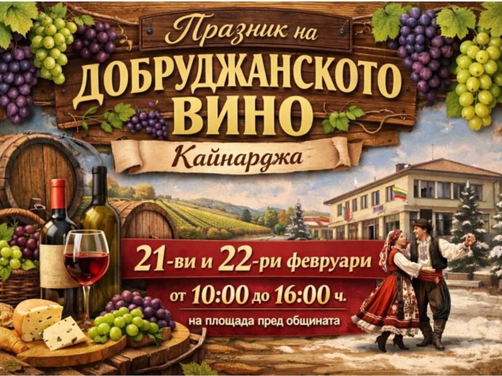 Празник на добруджанското вино в Кайнарджа