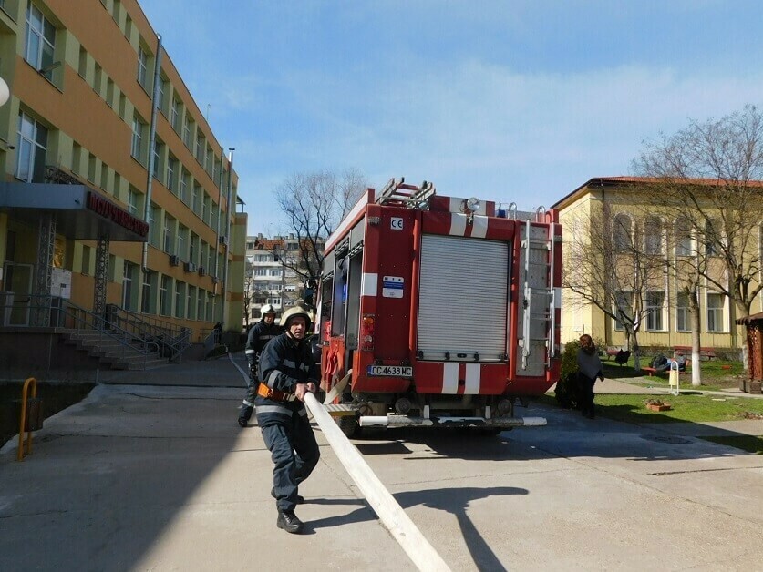 Евакуация на ученици с учебна цел