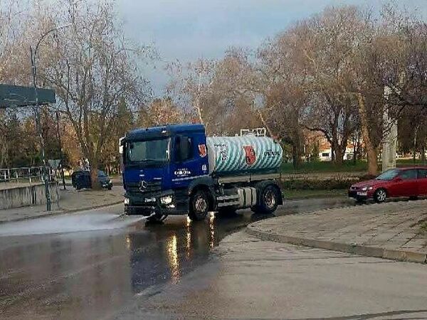 Мият улици в Силистра